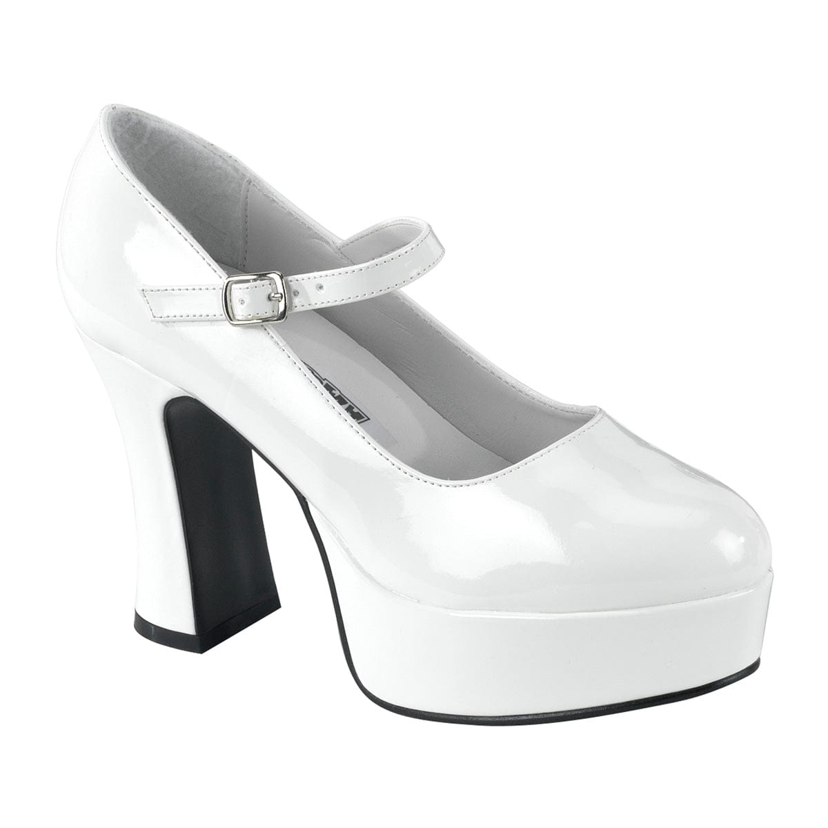 Mary Jane 50 White Patent