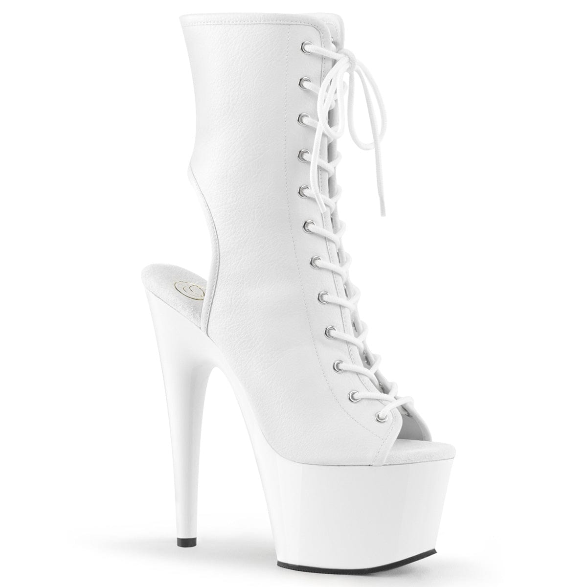 ADORE-1016 White Faux Leather/White