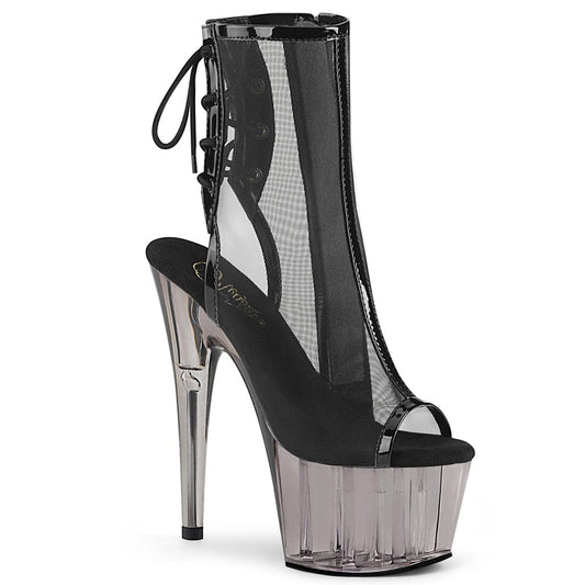 ADORE-1018MSHT Black Patent -Mesh/Smoke Tinted