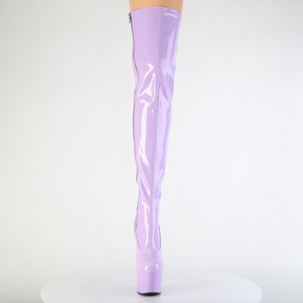 ADORE-3000 Platform Shoes Lavender Stretch Patent Lavender