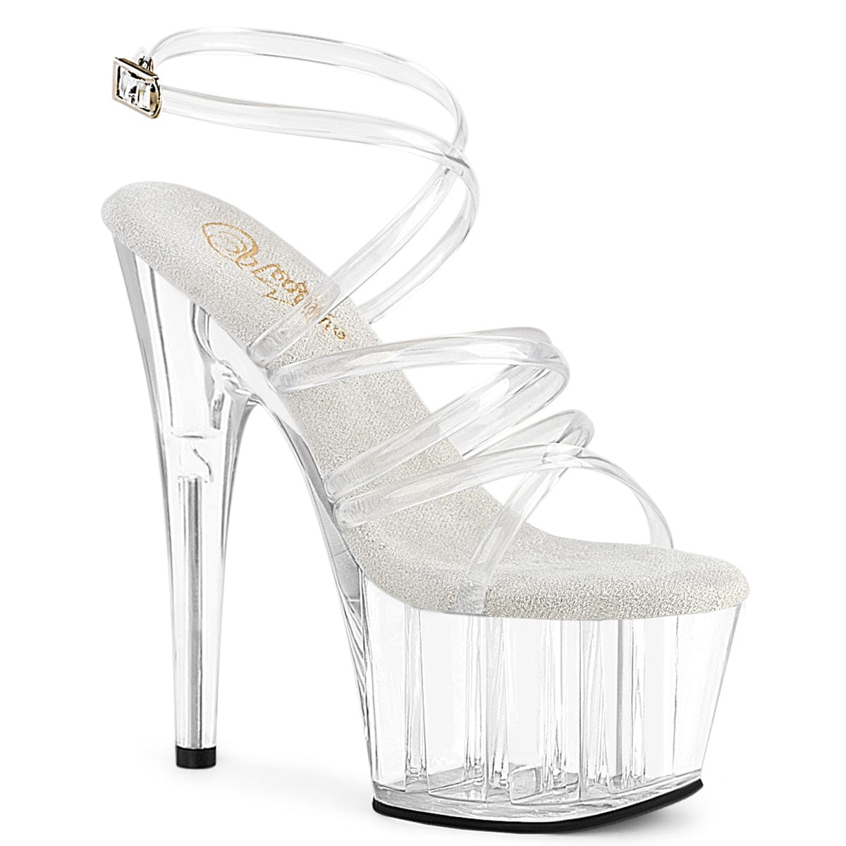 ADORE-706 Platform Shoes Clear/Clear