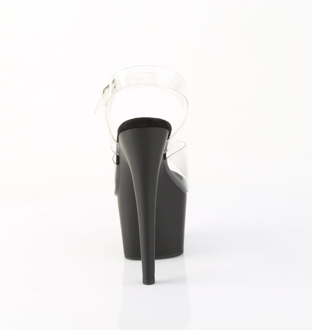 ADORE-708 Platform Shoes Clear/Black Matte