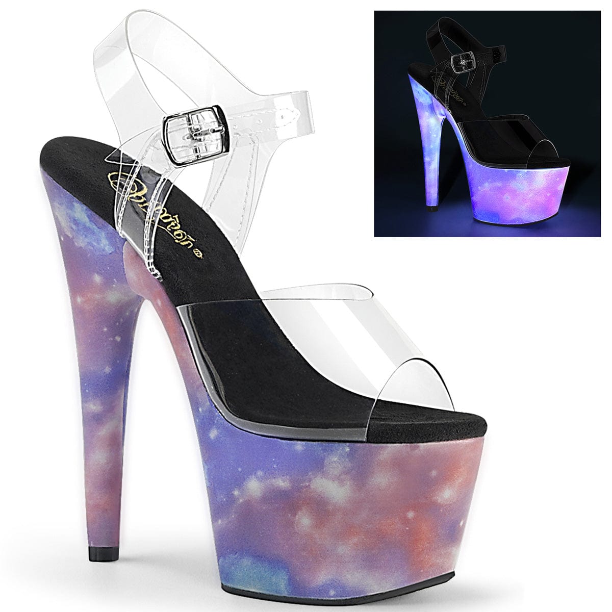 ADORE-708REFL Clear/Purple-Blue Reflective