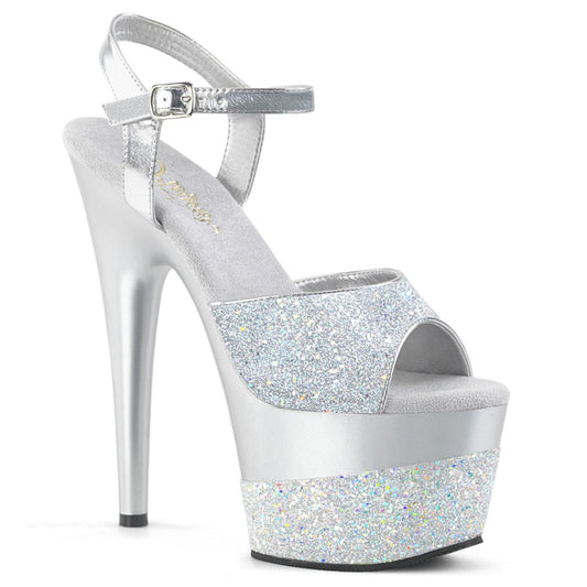 ADORE-709-2G Silver Multi Glitter/Silver Multi Glitter