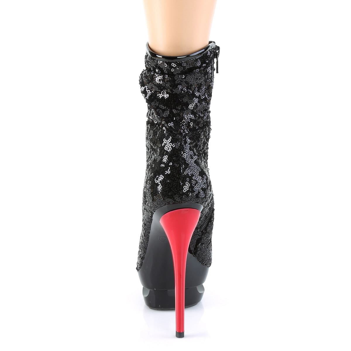 BLONDIE-R-1009 Black Sequins/Black-Red