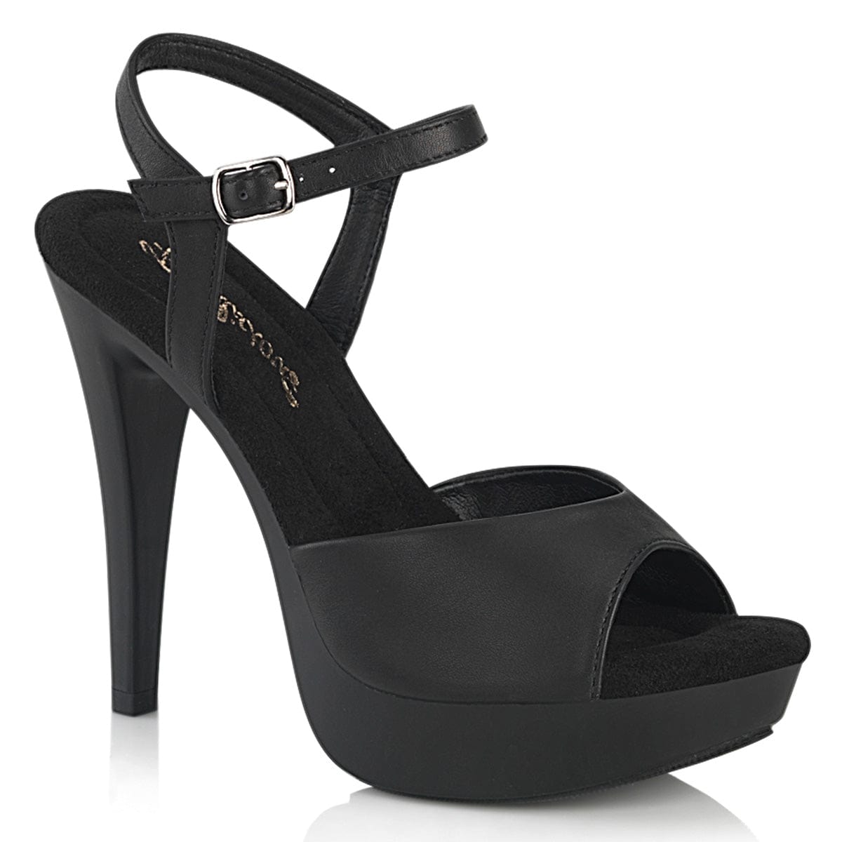 COCKTAIL-509 Shoes Black Faux Leather/Black Matte