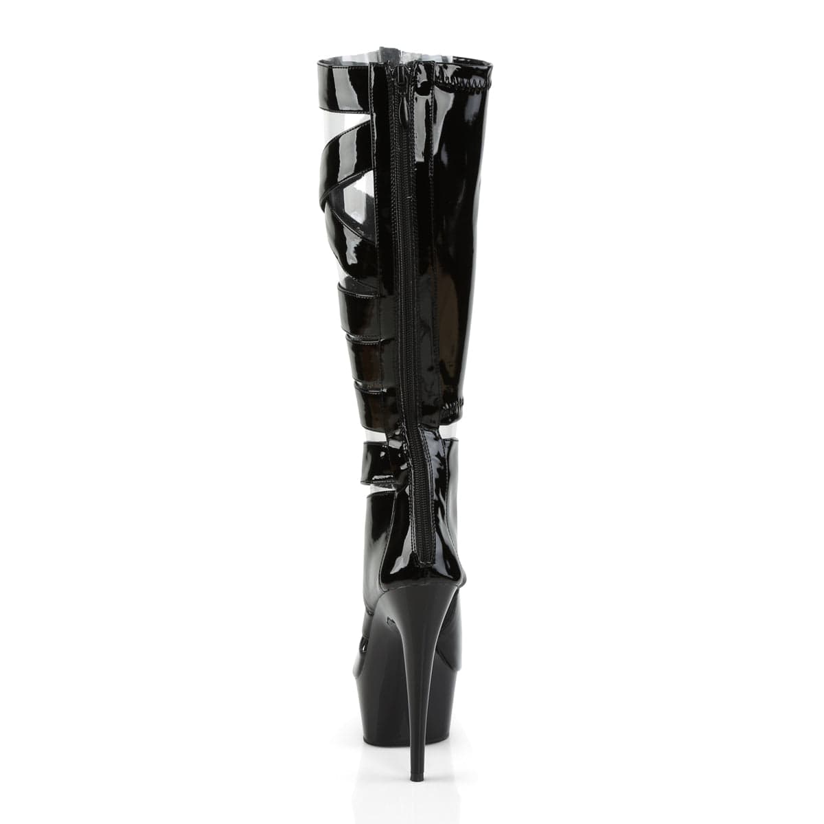 DELIGHT-600-49 Black Stretch Patent/Black