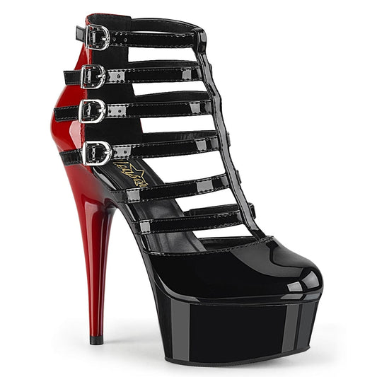 DELIGHT-695 Black-Red Patent/Black