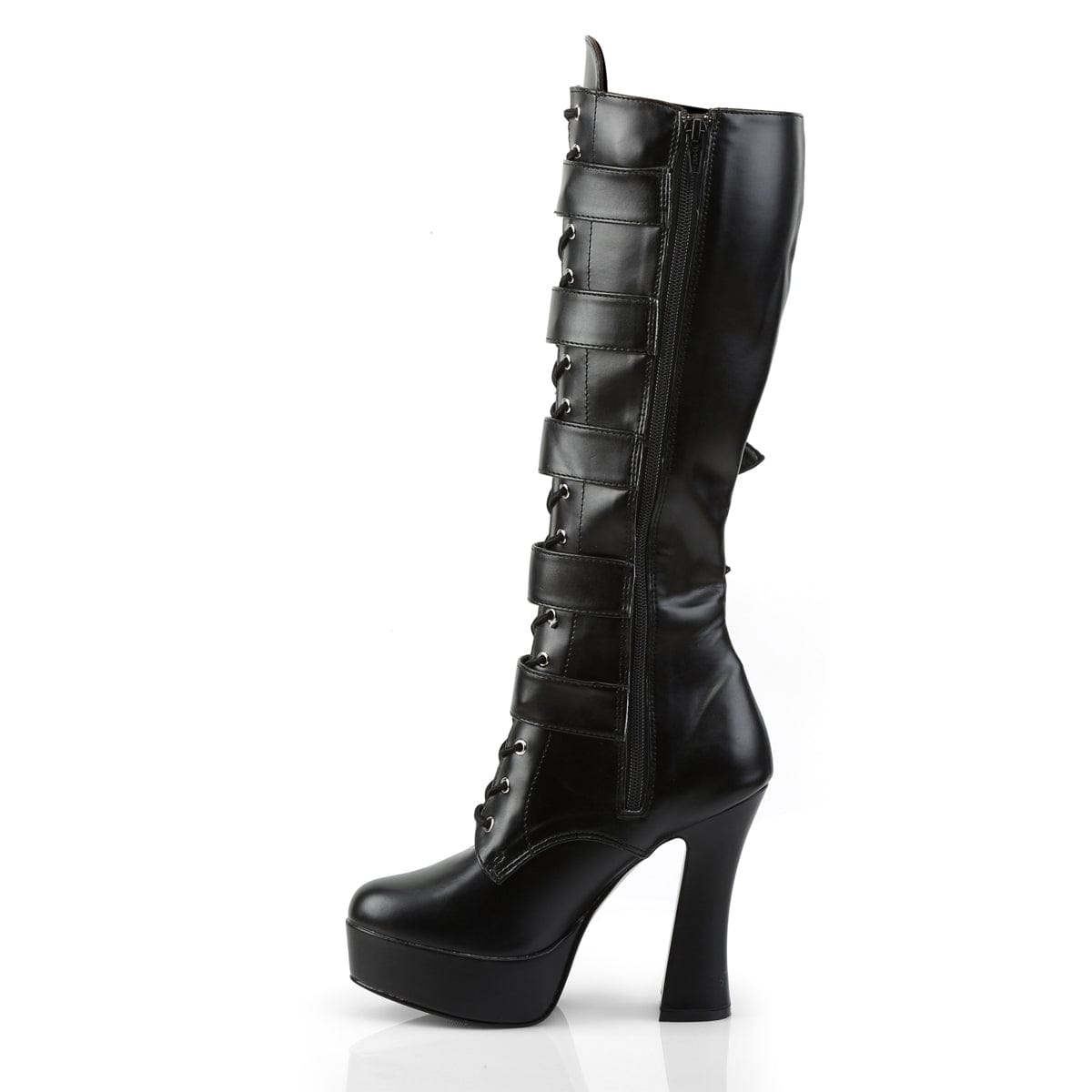 ELECTRA-2042 Black Faux Leather