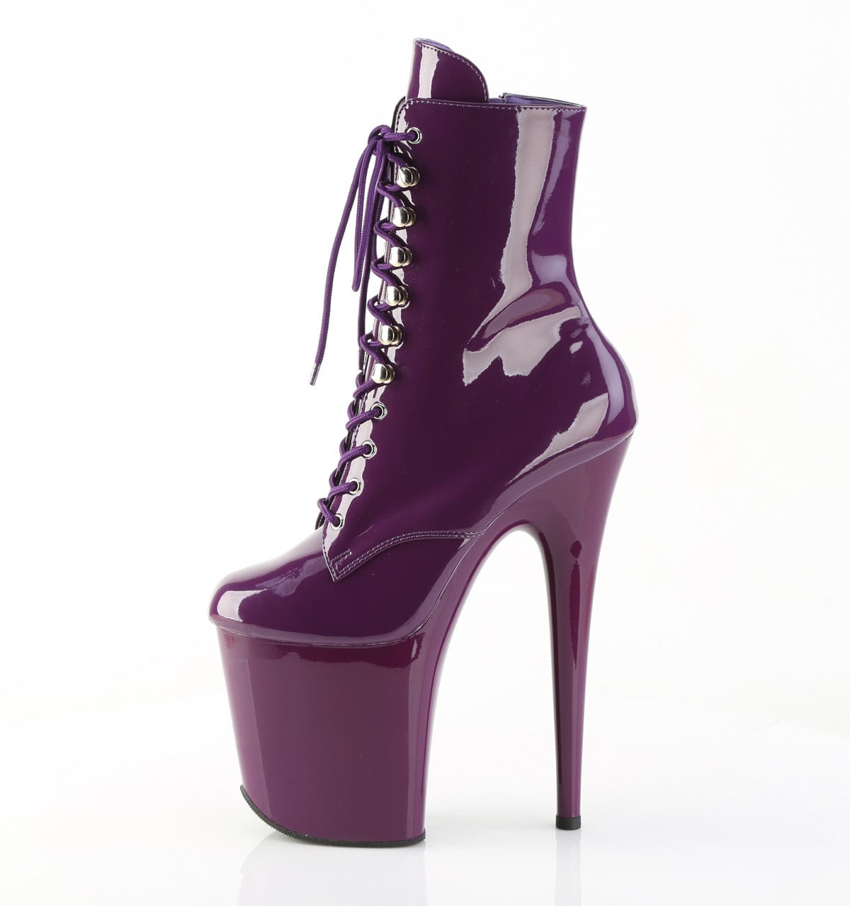 FLAMINGO-1020 Platform Shoes Purple Patent Purple