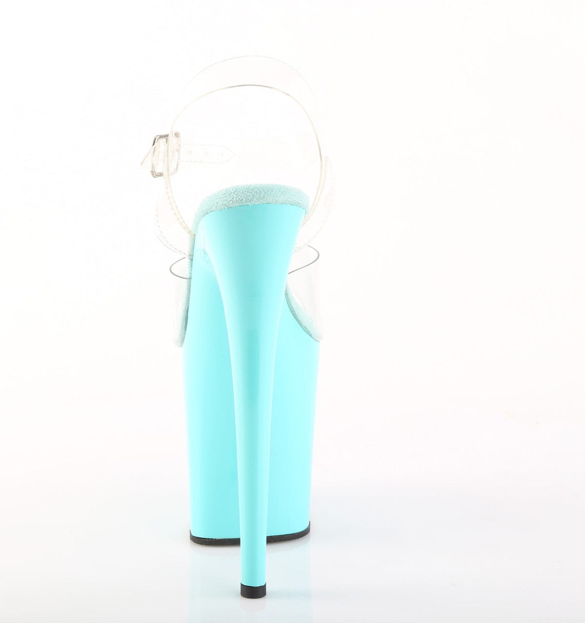 FLAMINGO-808 Platform Shoes Clear/Aqua