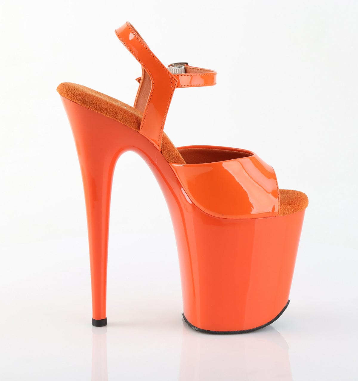 FLAMINGO-809 Platform Shoes Orange Patent Orange