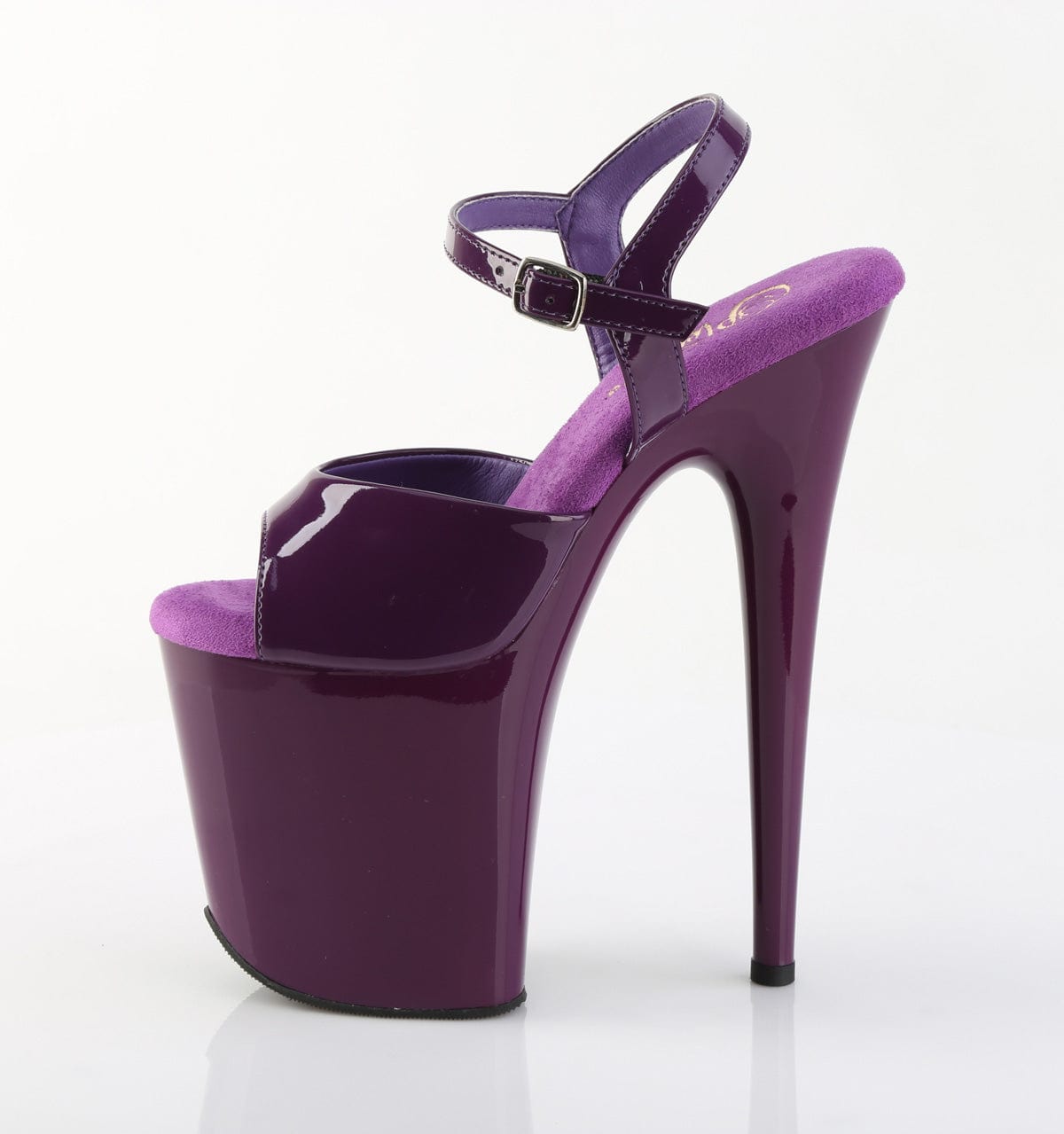 FLAMINGO-809 Platform Shoes Purple Patent Purple