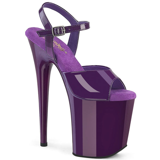 FLAMINGO-809 Platform Shoes Purple Patent Purple