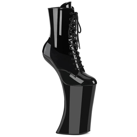 FORBIDDEN-1020 Platform Shoes Black Patent Black