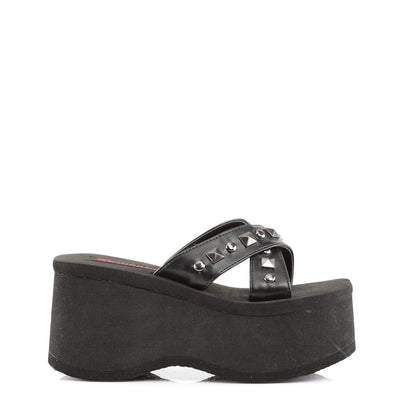 FUNN-29 Black Vegan Leather