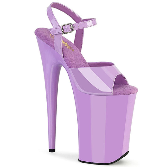 INFINITY-909 Platform Shoes Lavender Patent Lavender