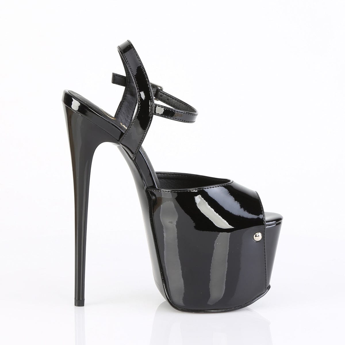 JUBILANT-09 Platform Shoes Black Pat