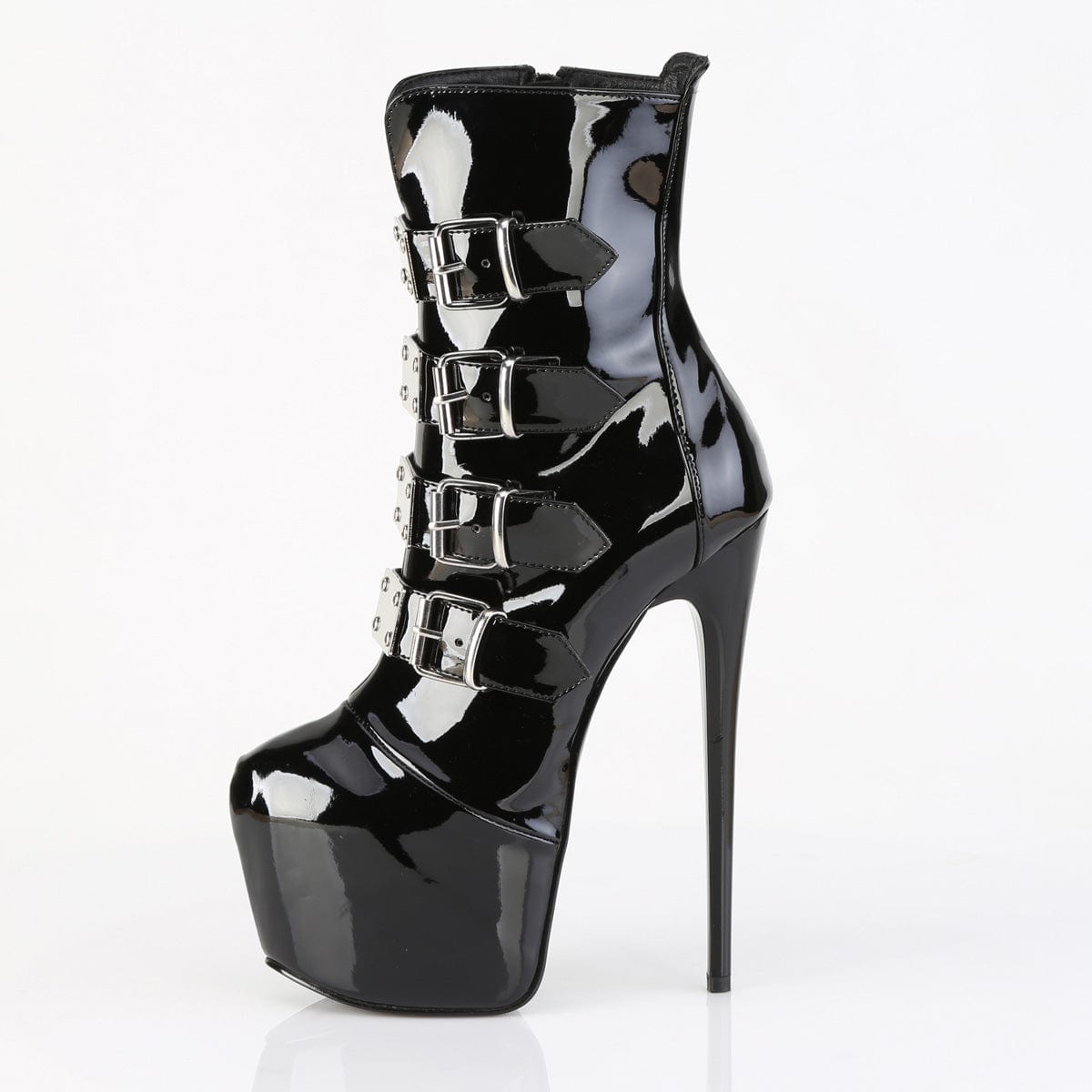 JUBILANT-1023 Platform Shoes Black Pat