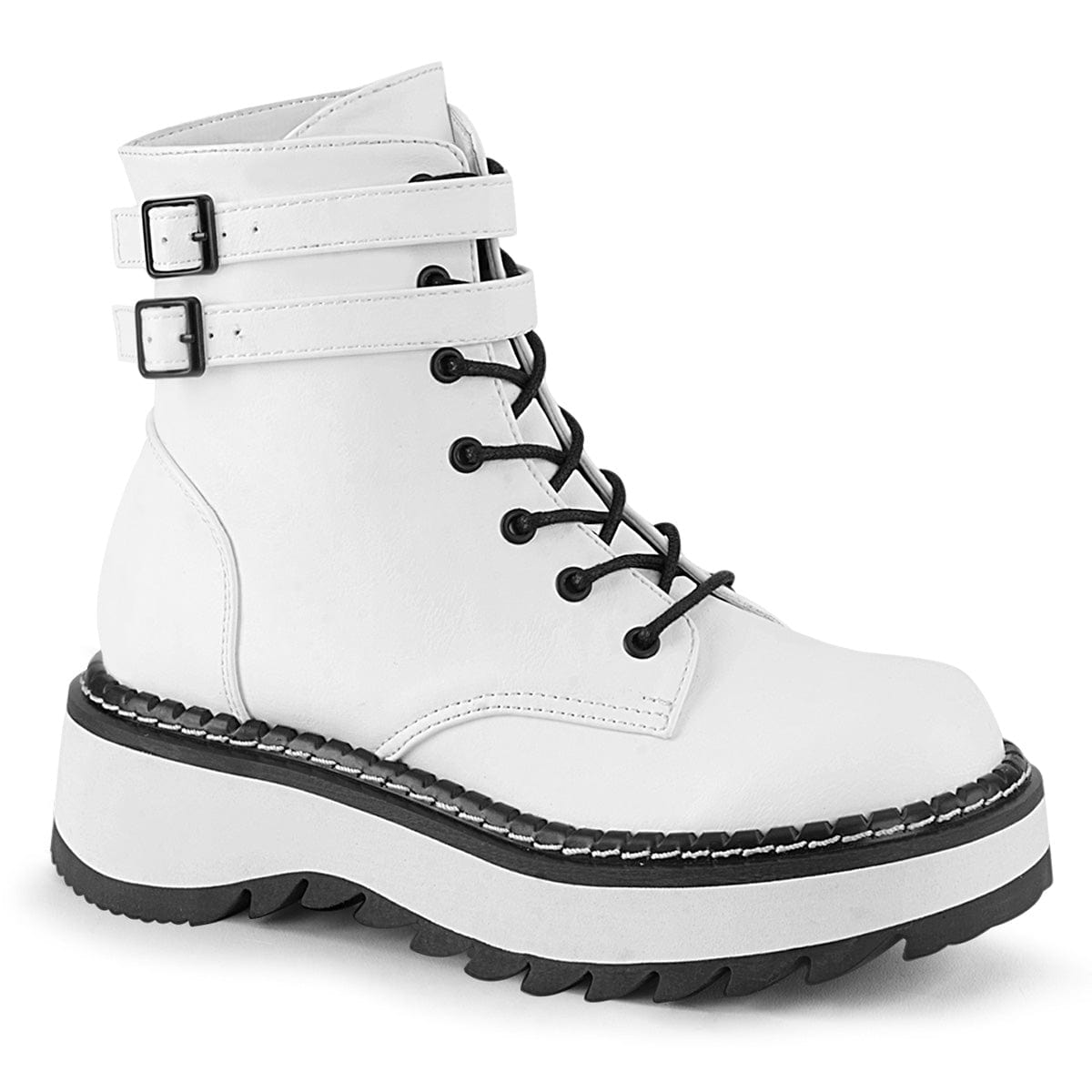 LILITH-152 White Vegan Leather