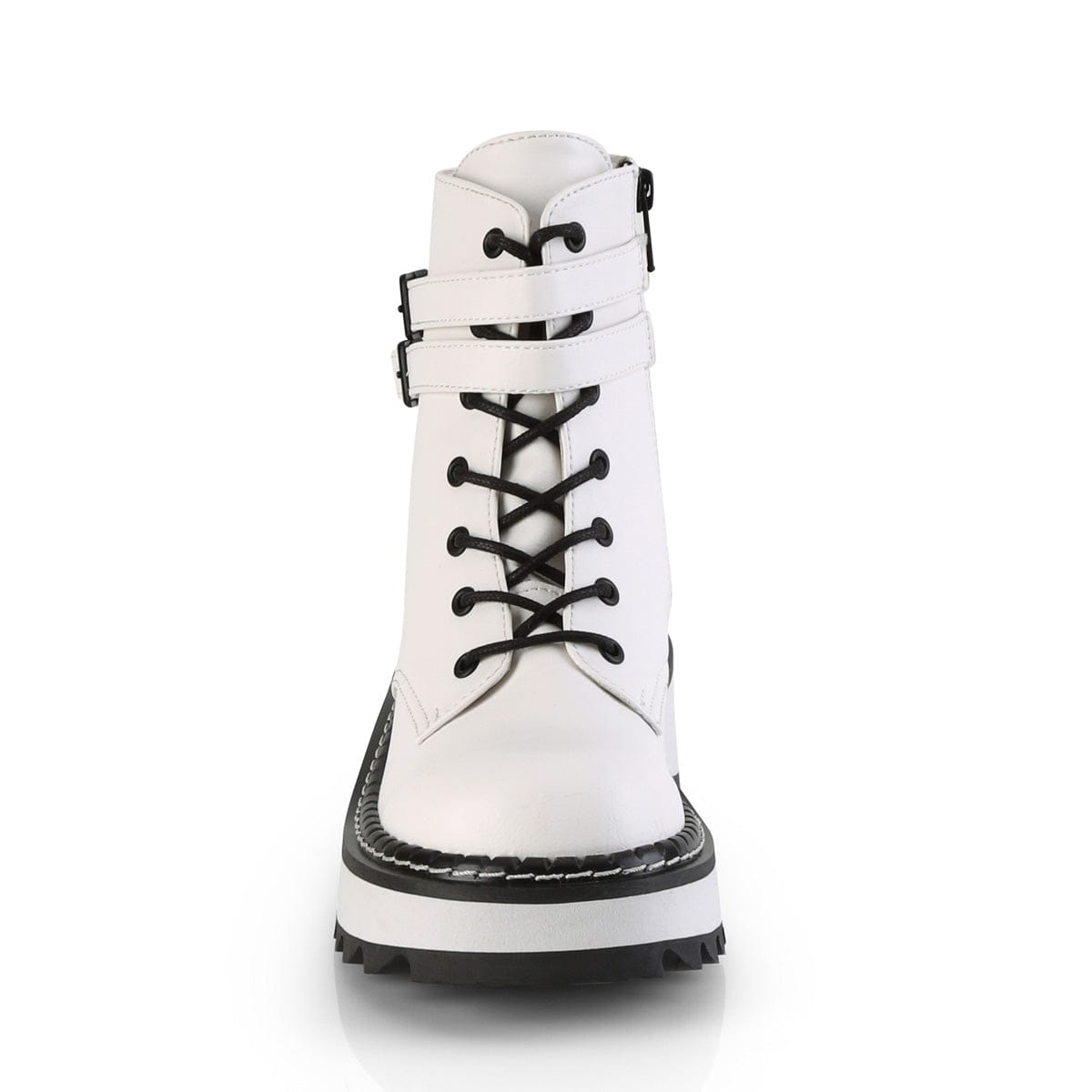 LILITH-152 White Vegan Leather