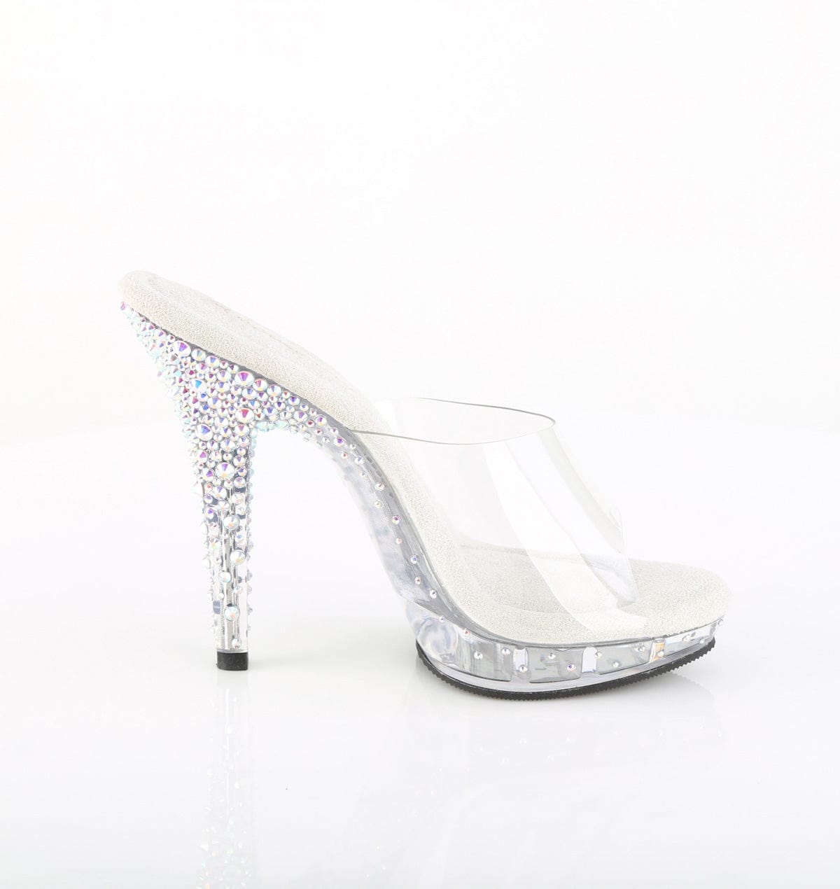 LIP-101CAS Shoes Clear/Silver AB Rhinestone