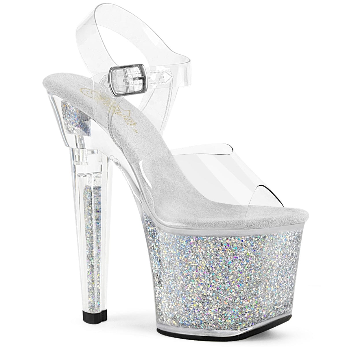 Iridescent glitter outlet heels