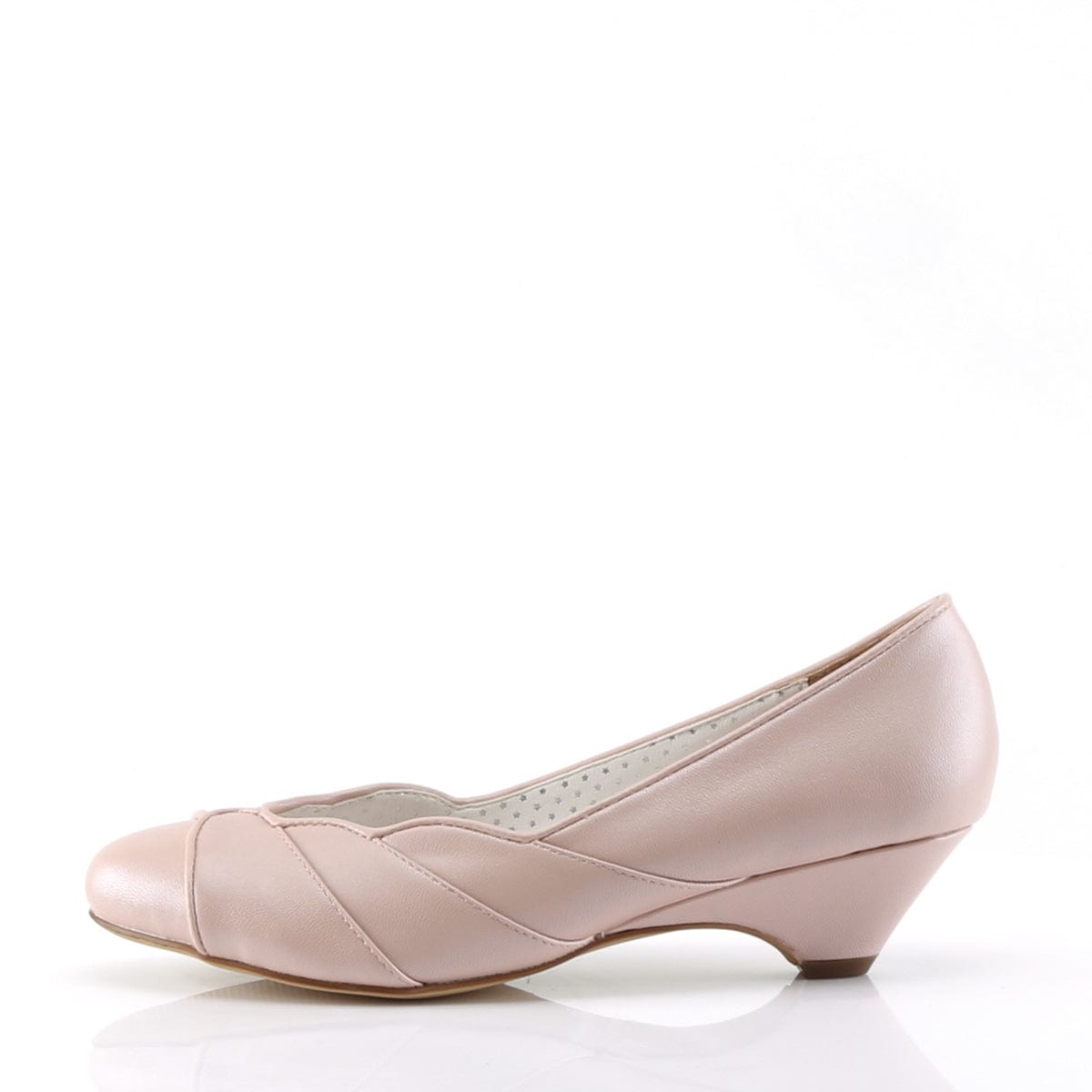 LULU-05 Baby Pink Faux Leather