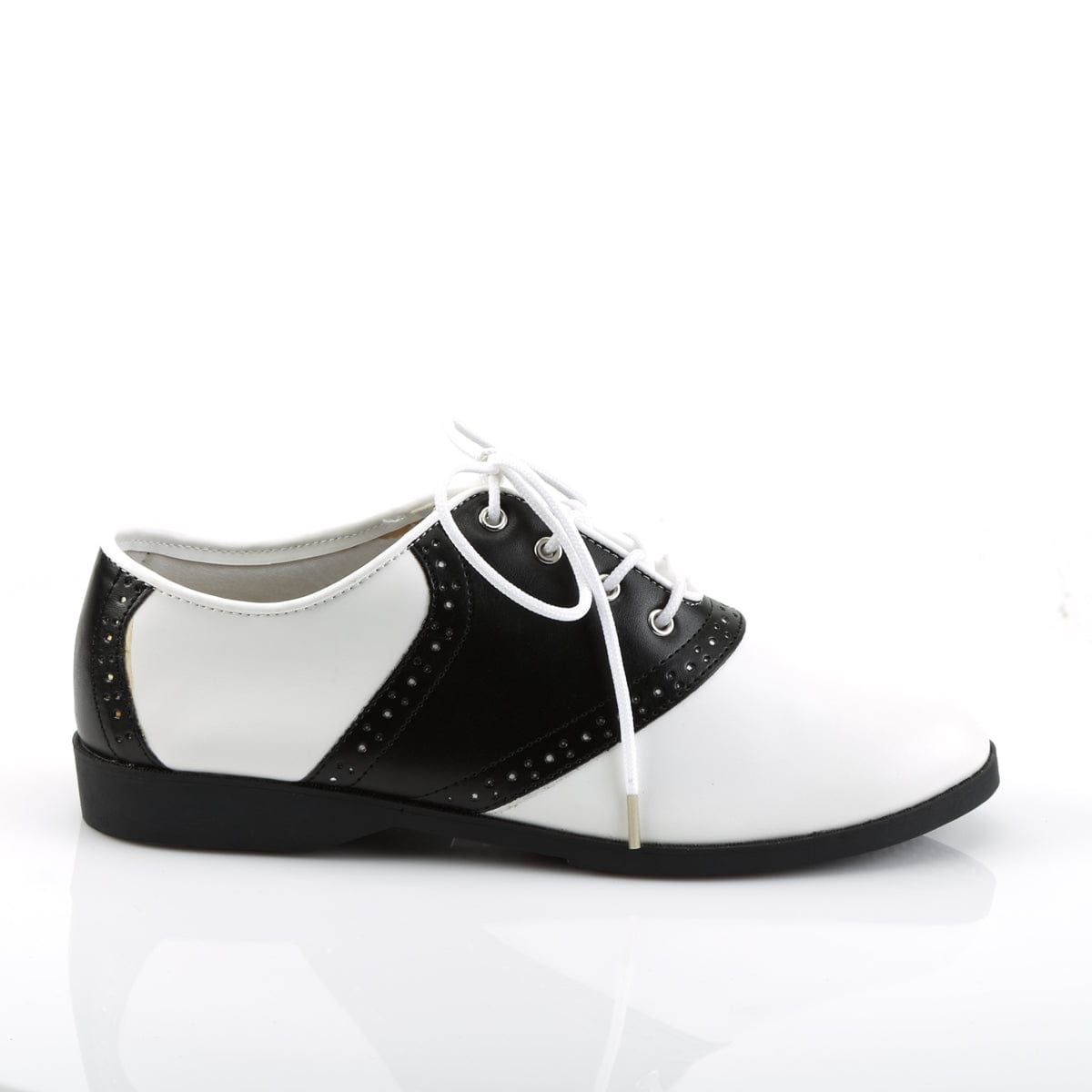 SADDLE-50 Black-White Pu