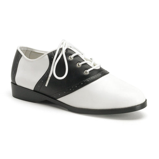 SADDLE-50 Black-White Pu