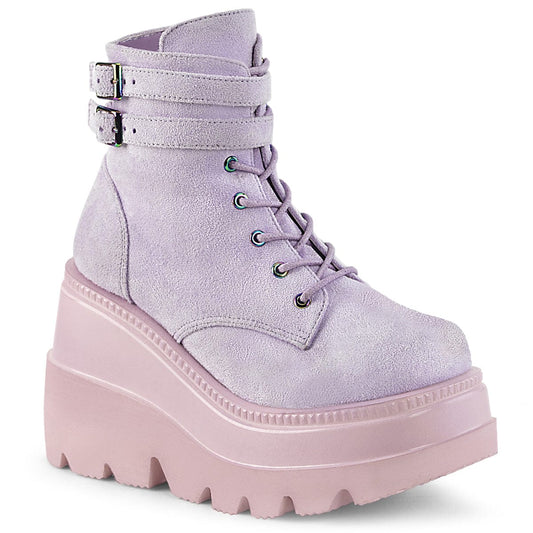 SHAKER-52 Lavender Vegan Suede Demonia US Size (Women's): 5