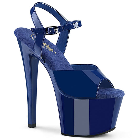 SKY-309 Platform Shoes Royal Blue Patent Royal Blue