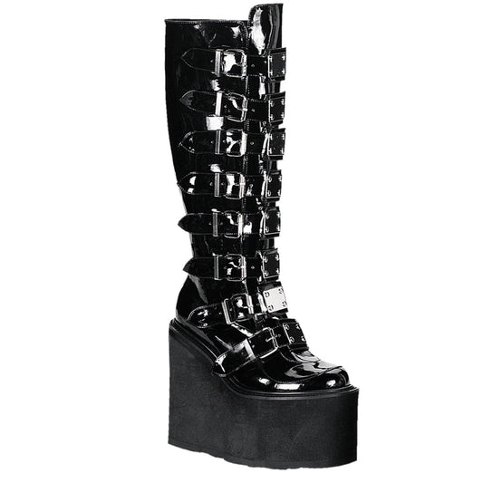 SWING-815 Black Patent Demonia US Size (Women's): 6