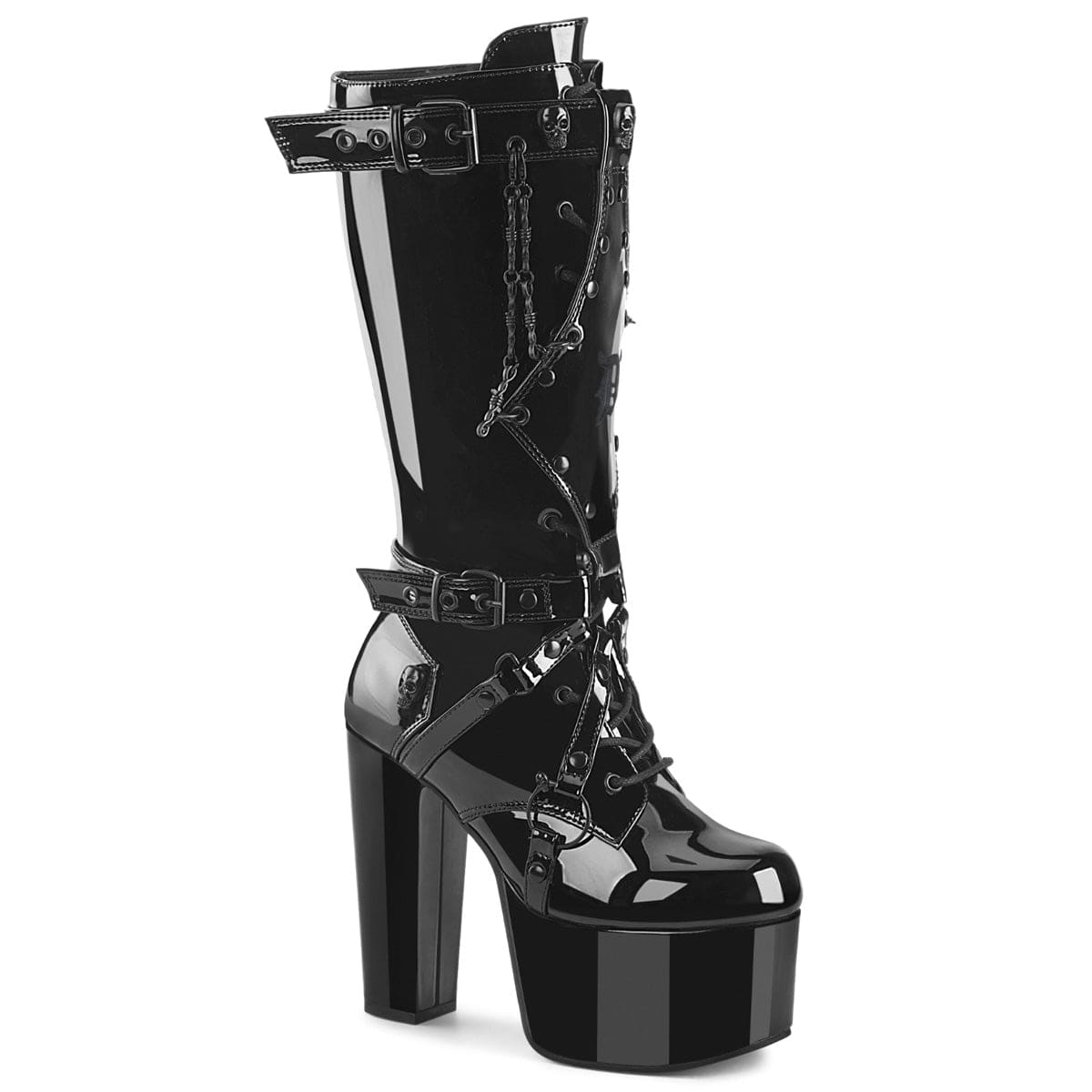 TORMENT-218 Black Patent Demonia US Size (Women's): 6