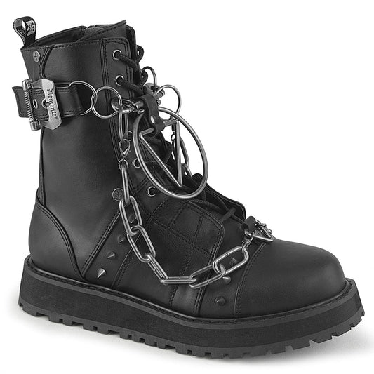 VALOR-204 Black Vegan Leather