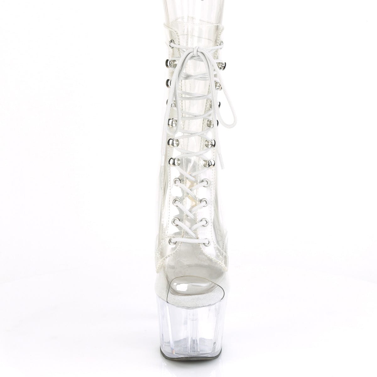 ADORE-1021C Clear/Clear Ankle Boot Pleaser US Size (Women's): 5