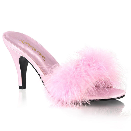 AMOUR-03 Baby Pink Pu-Fur CURRENT Fabulicious US Size (Women's): 5