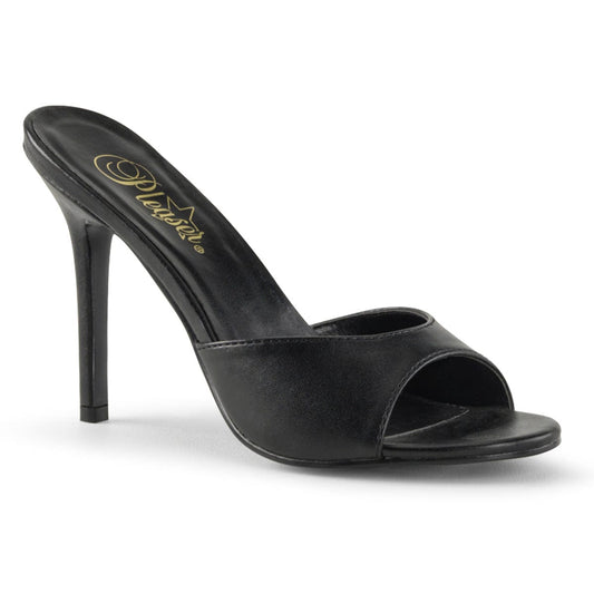 CLASSIQUE-01 Black Kid Pu Slide Pleaser US Size (Women's): 5