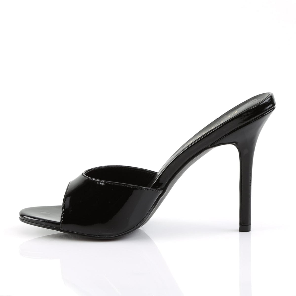 CLASSIQUE-01 Black Patent Slide Pleaser US Size (Women's): 5