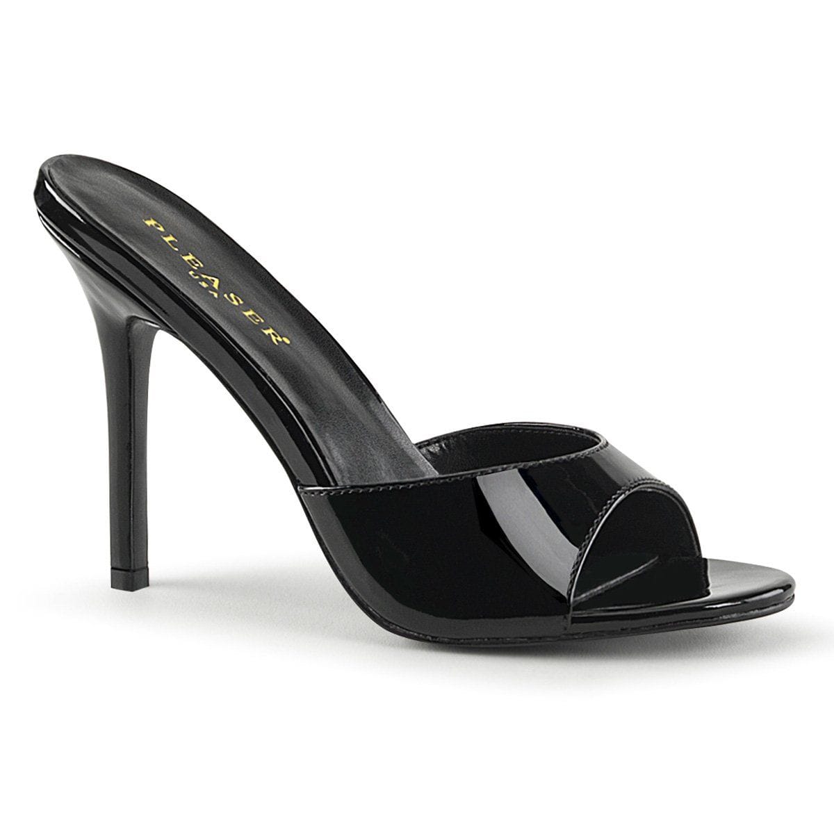 CLASSIQUE-01 Black Patent Slide Pleaser US Size (Women's): 5