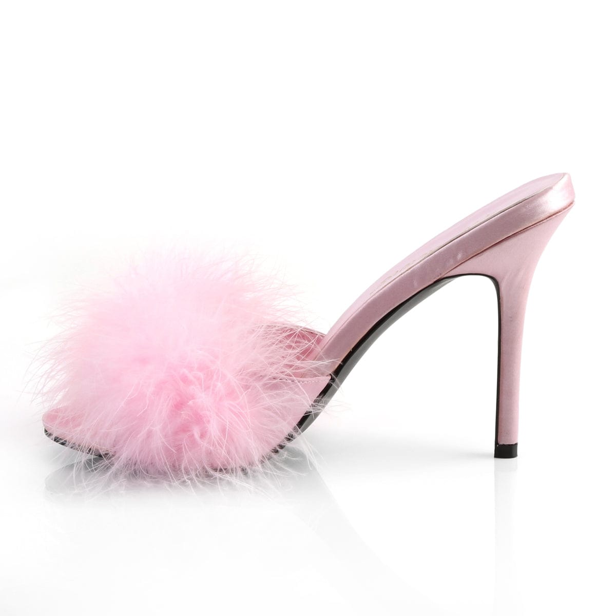 Pink best sale marabou slippers