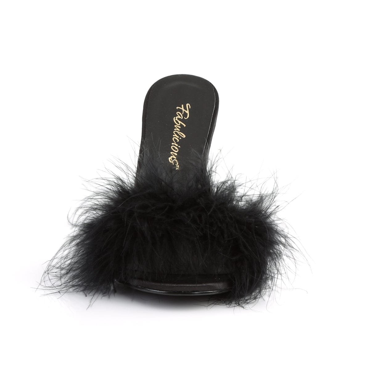 Marabou heel online slippers