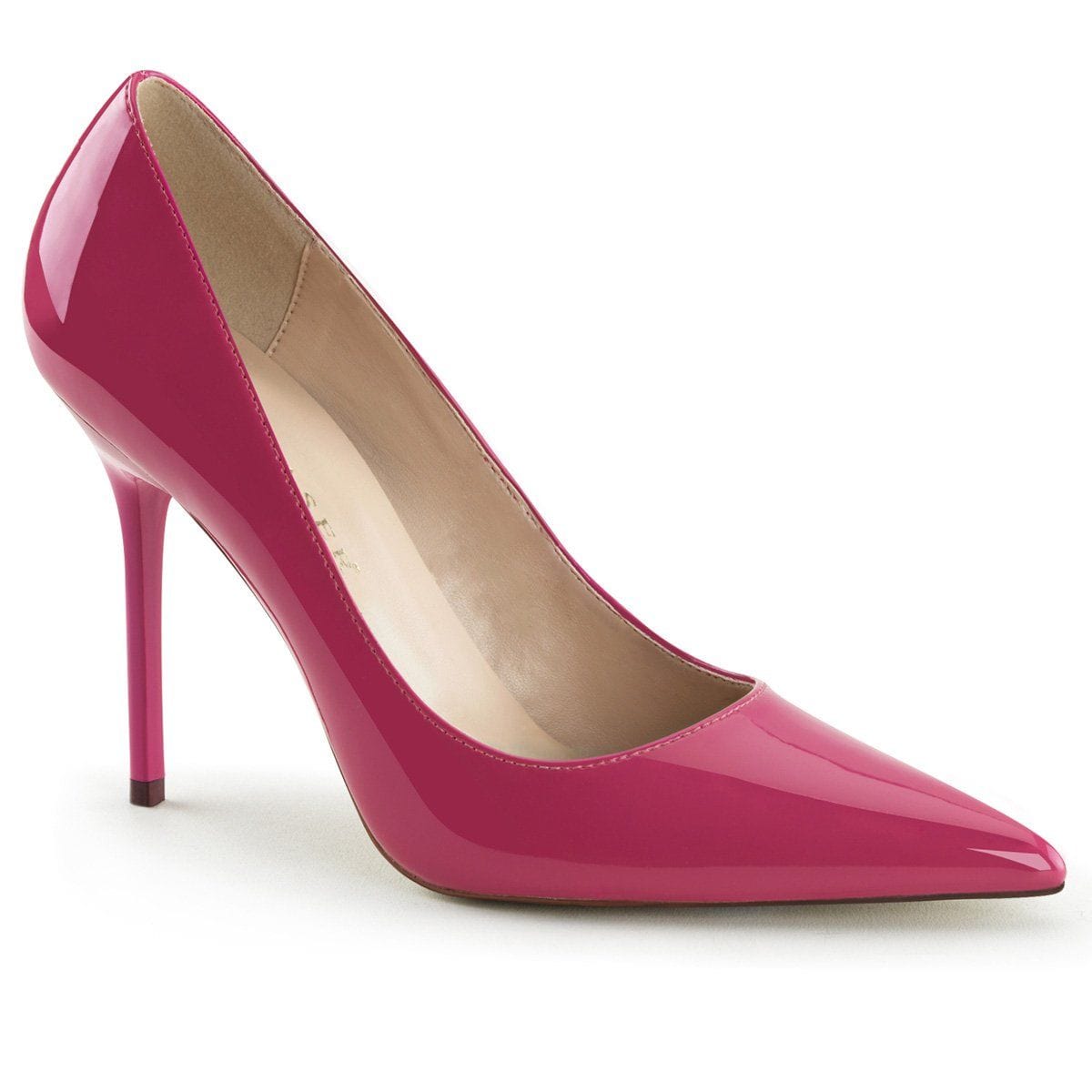 CLASSIQUE-20 Hot Pink Patent Pump Pleaser US Size (Women's): 5