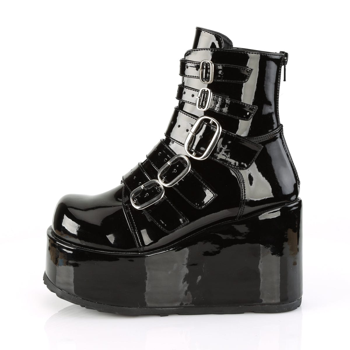 CONCORD-57 Black Patent Ankle Boot Demonia US Size (Women's): 6