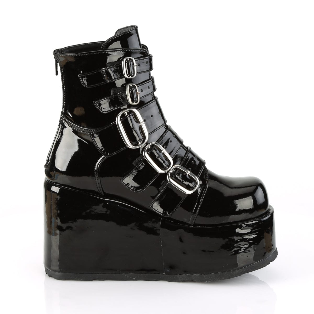 CONCORD-57 Black Patent Ankle Boot Demonia US Size (Women's): 6