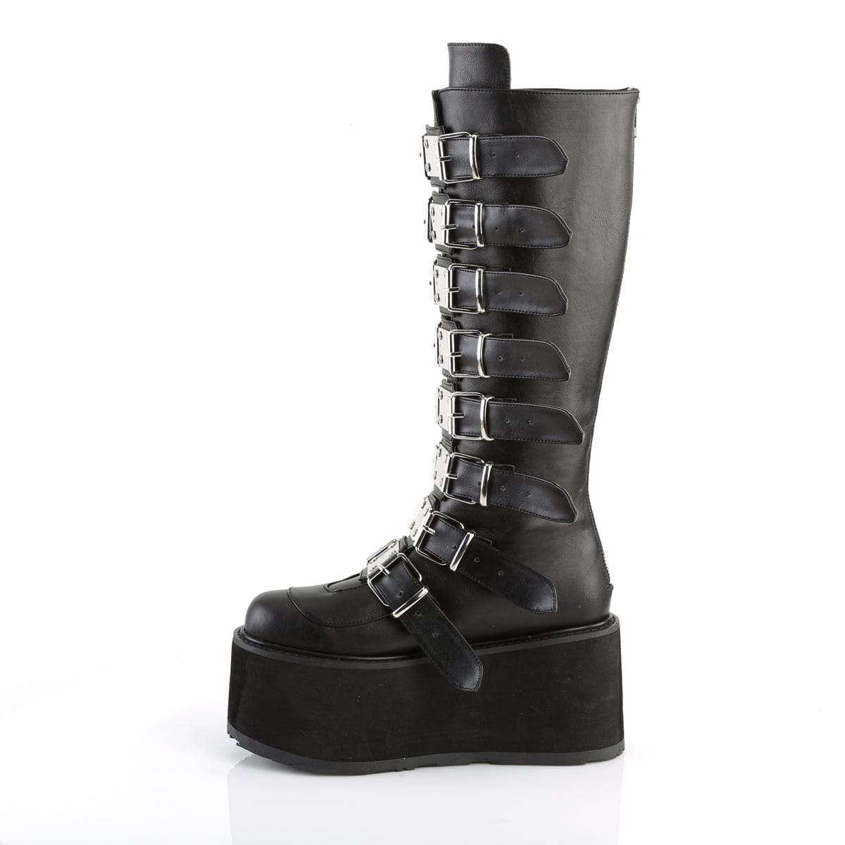 DAMNED-318 Black Vegan Leather Demonia US Size (Women's): 5