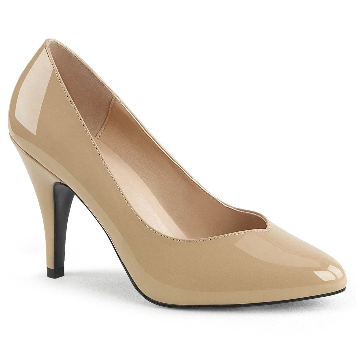 Cream patent clearance court shoes