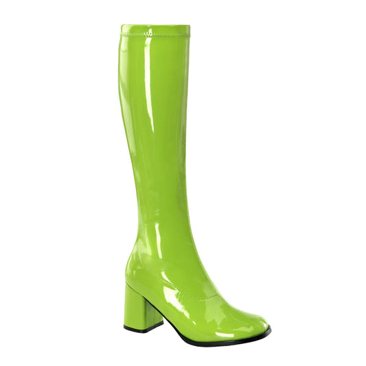 GOGO-300 Lime Green Stretch Patent CURRENT Funtasma US Size (Women's): 5