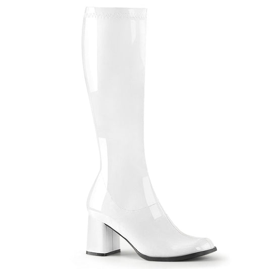 GOGO-300 White Stretch Patent CURRENT Funtasma US Size (Women's): 5