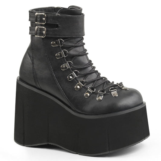 KERA-21 Black Vegan Leather Ankle Boot Demonia US Size (Women's): 5